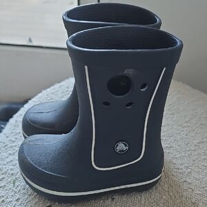 CROCS Kids Blue Rain Boots